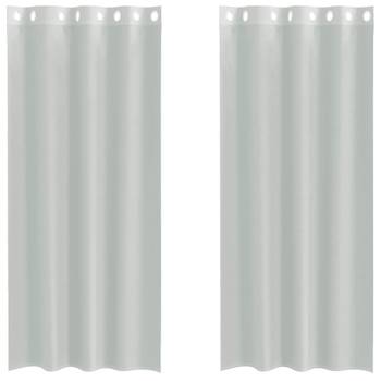 Rideau en voile 3043941-4 (lot de 2)
