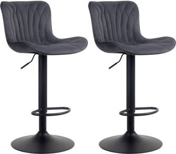 Tabourets de bar Linus Lot de 2