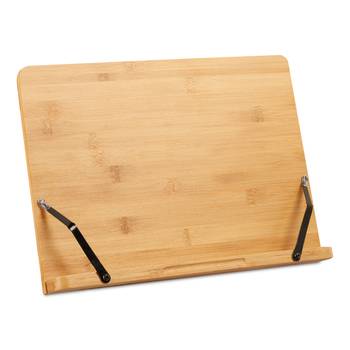 Porte-livre de cuisine en bambou pliable