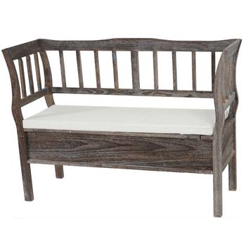 Banc T207 rangement Shabby-Look