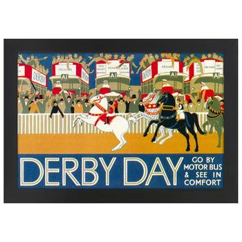 Bilderrahmen Poster 1928 Derby Day