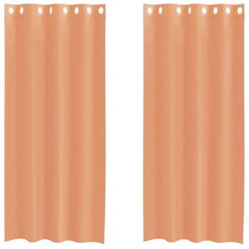 Rideau en voile 3043941-5 (lot de 2)