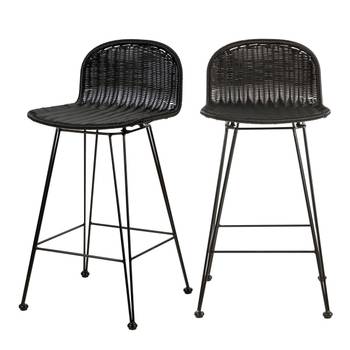 Tabouret de bar Jigani (Lot de 2)