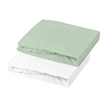 DOMIVA Lot 2 Draps housse Uni - Jersey -