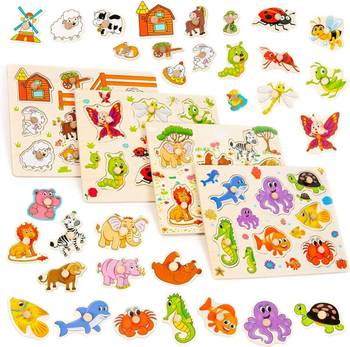 Set de puzzle A0554 Set de 4