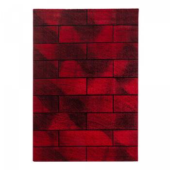 Tapis salon OMEGOU 200x290 rouge