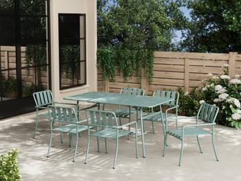 Ensemble table et chaise jardin BIRMOS