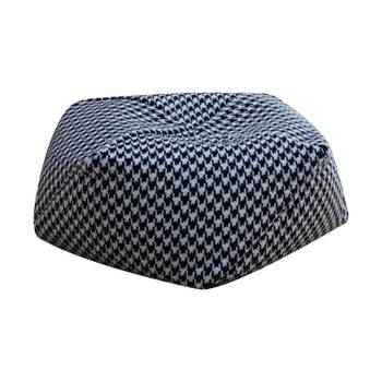 Minimalistischer Sitzpouf-Bezug