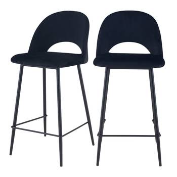 Tabouret de bar Pénélope (Lot de 2)