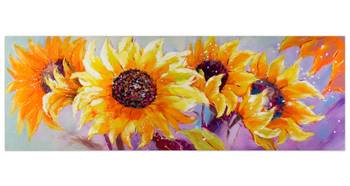 Bild handgemalt Symphony of Sunflowers