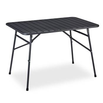 Table de jardin pliable en métal