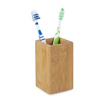 Gobelet porte brosse à dents bambou