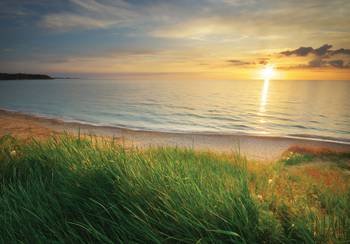 Vlies Fototapete Strand Meer Landschaft