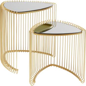 Tables d'appoint Wire II (lot de 2)