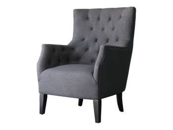 Skandinavischer Sessel aus stoff  "Duche