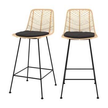 Tabouret de bar Tamara (Lot de 2)