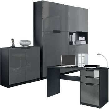 Set de meubles de bureau Logan Set de 4