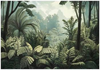 Fotobehang jungle bosmotief