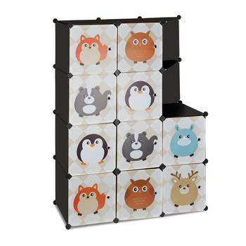 Armoire à 10 casiers motifs animaux