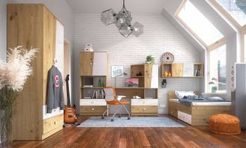 Jugendzimmer-Set NERO 5-teilig