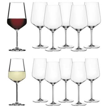 Rot- und Weißweingläser Style 12er Set