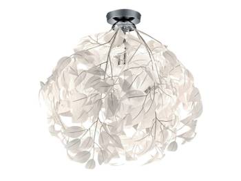 LED Deckenleuchte Ø38cm Blätter in Weiß