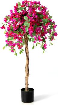 135 cm Kunstbaum mit Blüten
