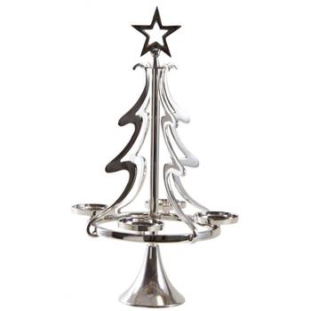 Sapin porte bougie en aluminium Hauteur