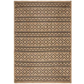 Tapis de salon moderne en jute MARIANO