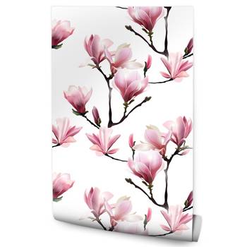 Tapete BLUMEN Magnolien Zweige Natur