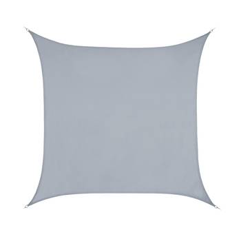 Voile d'ombrage carrée en PES gris clair
