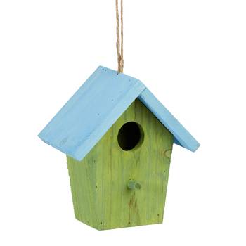 Maison à oiseaux nichoir perchoir bois