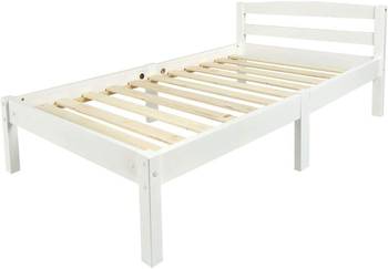 Lit blanc sans un matelas Clasic 70/140