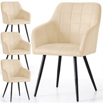 CHAISE LUXANO Lot de 4