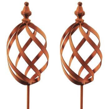 Gartenstecker RUSTY MARBLE 2er Set