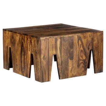 Table basse 70x70x40cm nature