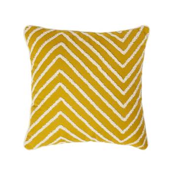 Tufted Kissen Chevron Muster