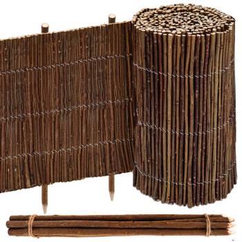 Beeteinfassung Weide