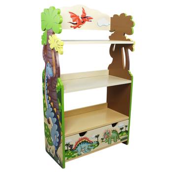 Meuble bibliothèque en bois enfant