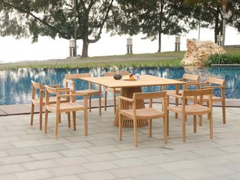 Gartenessgruppe im Set TRIANI