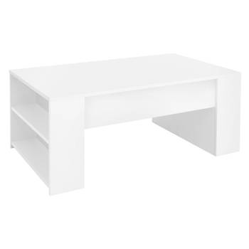 Table basse 100x60x42cm blanc