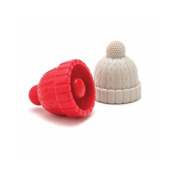 Bouchons de bouteille Bonnet gris rouge