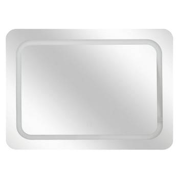 Rechteckiger Spiegel mit LED - 65 x 49cm