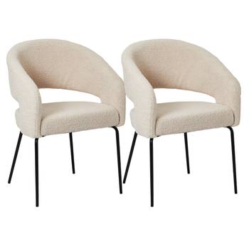 Lot de 2 Chaises Natalie Beige