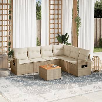 Garten-Sofagarnitur -K-7231 ( 7-tlg )