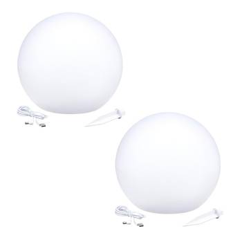 2 Boules lumineuses solaires SOLSTY C30