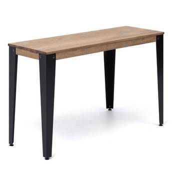 Console Lunds 39x110  Noir-Naturel