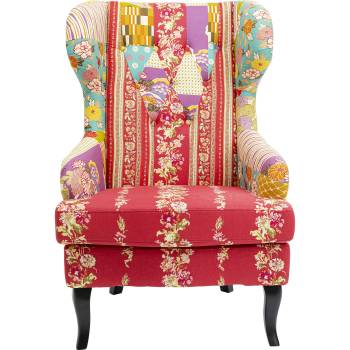 Fauteuil Wing Patchwork