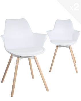 Lot de 2 Fauteuils MOTI