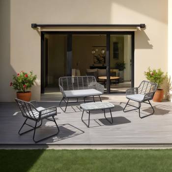 Gartenlounge RIVIERA 4er Set